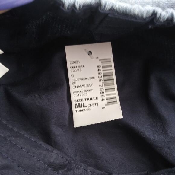 The Children’s Place Toddler Boys Chambray Newsboy Hat - Chambray Size M/L - Picture 5 of 9